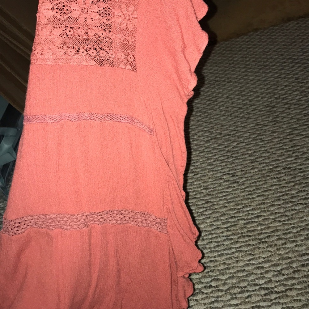 Rusty Colored Lace Top - Picture 7 of 8